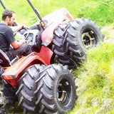 StocksAg Specialist Dual Wheels on a Comact Tractor